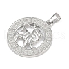 304 Stainless Steel Pendants STAS-C131-03P-04-2