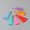 Nylon Thread Tassel Pendants Decoration FIND-Q065-3.5cm-A-1