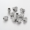 Tibetan Silver Tube Bails X-AB647Y-1