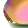 Heart 430 Stainless Steel Jewelry Display Plate X-STAS-P289-02MC-2