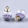 Glass Ball Pendants X-GLAA-T003-03A-2