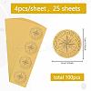 Self Adhesive Gold Foil Embossed Stickers DIY-WH0575-064-2