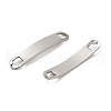 Non-Tarnish 201 Stainless Steel Connector Charms STAS-K265-02A-P-2