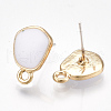 Alloy Stud Earring Findings PALLOY-S177-39F-2
