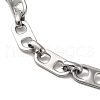 Brass Mariner Link Chains Bracelets for Women BJEW-L685-04P-2