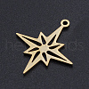 201 Stainless Steel Laser Cut Pendants STAS-S105-T898-2-2