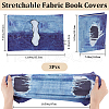 Elastic Fibre Book Covers AJEW-WH20020-032A-2