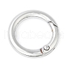Rack Plating Brass Spring Gate Rings KK-Q781-11P-1