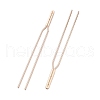 Brass Hair Fork Findings KK-F830-02KCG-2