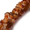 Dyed Natural Carnelian Chip Beads Strands G-E271-105-4