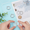 Unicraftale 4Pcs Stainless Steel Locket Pendants STAS-UN0061-63B-2