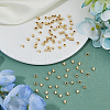 FIBLOOM 100Pcs Brass Spacer Beads KK-FI0001-02B-G-4