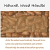 DIY Wood Wax Seal Stamp AJEW-WH0131-271-3