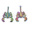 201 Stainless Steel Pendants STAS-N098-169M-1