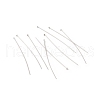 Brass Flat Head Pins KK-WH0058-03D-P-3