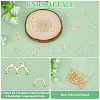 Unicraftale 100Pcs 2 Styles 201 Stainless Steel Rainbow Chandelier Component Links STAS-UN0061-31-5