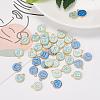 2 Sets 2 Styles Golden Plated Alloy Enamel Charms ENAM-YW0001-28C-5