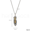 Feather Pendant Necklaces PW8265-1-1