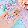   10 Setes 10 Colors Transparent Frosted Glass Round Seed Beads GLAA-PH0003-44B-3