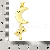 Brass Micro Pave Cubic Zirconia Pendant KK-R159-19A-G-3