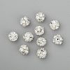 Brass Crystal Rhinestone Beads RSB11C14-2