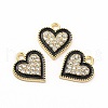 Alloy Enamel Pendants PALLOY-I217-28G-3