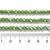 Electroplate Opaque Glass Beads Strands EGLA-A035-P4mm-A15-4