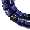 Dyed Natural Lapis Lazuli Beads Strands G-R015-A05-4