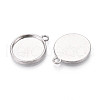Tibetan Style Alloy Pendant Cabochon Settings PALLOY-N178-13AS-E-2