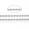 Non-Tarnish 3.28 Feet 304 Stainless Steel Chains X-CHS-S001-12A-P-2