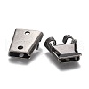 Iron Bolo Tie Slide Clasp IFIN-F162-01B-B-2