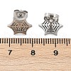 Non-Tarnish 304 Stainless Steel Spider Web Stud Earrings X-EJEW-G294-01P-2