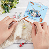  20Pcs Beaded Angel Pendant Decorations HJEW-NB0001-57-3