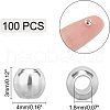 Unicraftale 100Pcs 304 Stainless Steel Beads STAS-UN0025-41-5