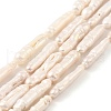Natural Baroque Keshi Pearl Beads Strands PEAR-B004-05A-01A-3