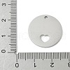 304 Stainless Steel Pendants STAS-D365-06P-3