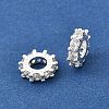 Brass Micro Pave Clear Cubic Zirconia Beads KK-K300-02D-S-2