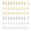 Unicraftale 60Pcs 6 Style 304 Stainless Steel Clip-on Earring Findings STAS-UN0055-90-1