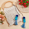 Polyester Tassel Pendant Decoration HJEW-WH20003-04A-01-5