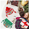 CHGCRAFT 4Pcs 4 Colors Half Round Cloth Packing Pouches ABAG-CA0001-16-7