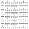   32Pcs 4 Styles 304 Stainless Steel Chandelier Component Links STAS-PH0005-92-1