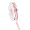 10 Yards Flat Polycotton(Polyester Cotton) Ribbon OCOR-TAC0030-01D-12