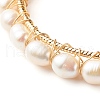 Mother's Day Jewellery Brass Cuff Bangles BJEW-JB06615-4