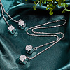 Alloy Hanging Dice with Dots Pendant Decorations HJEW-WH0043-68P-7
