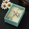 90Pcs 9 Style Tibetan Style Alloy Pendants TIBEP-SZ0001-13-6