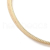 Brass Flat Snake Chain Necklaces for Women NJEW-Q344-04G-2