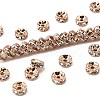 Brass Rhinestone Spacer Beads RB-A014-Z7mm-01RG-NF-1