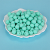 Round Silicone Focal Beads SI-JX0046A-38-3