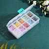500Pcs 10 colors Crackle Glass Beads GLAA-SZ0001-56-4