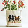 Canvas Women's Tote Bags ABAG-WH0057-007-5